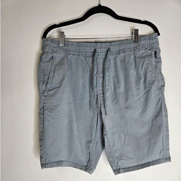 Hollister California Womens Epic Flex Jogger Short 9 Blue 3 Pocket Size L - Picture 1 of 7